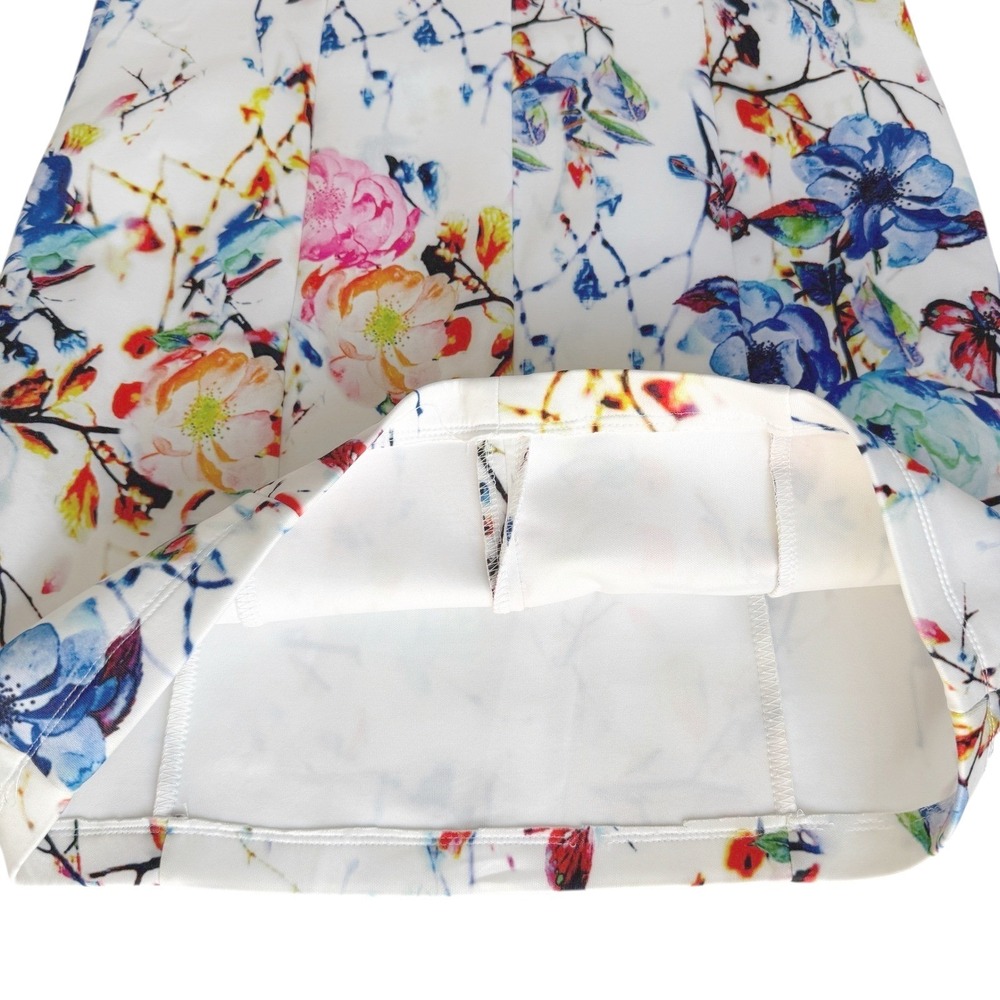 VENUS Wonens‎ Floral Halter Sheath Dress Medium Garden Party Chic Resortwear - Picture 4 of 16